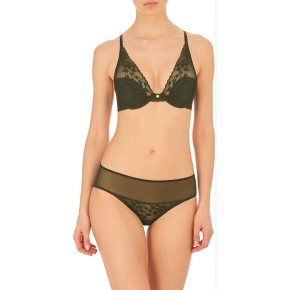 Natori NWT Cherry Blossom Convertible Pesto 32D - Picture 2 of 6